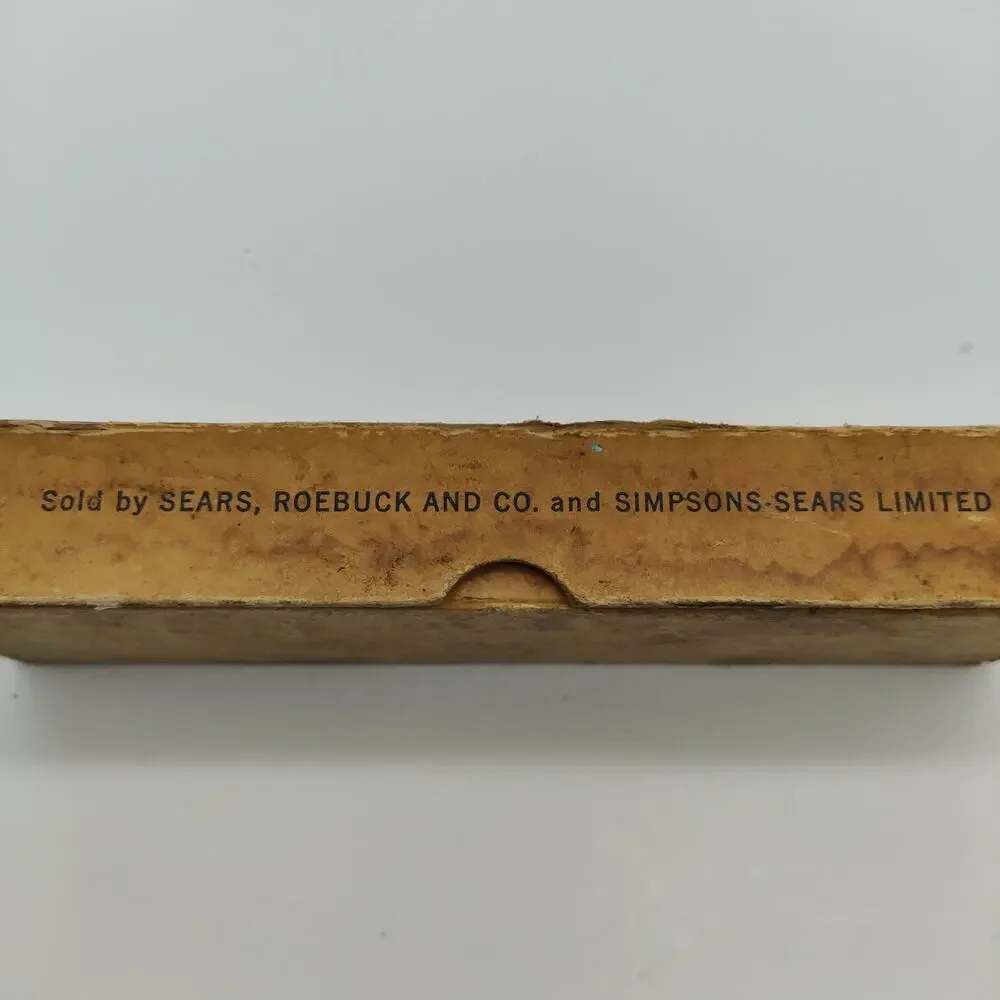 Vintage 1970s Sears Craftsman Combination Sharpening Stone No. 9 (64402) W/Box
